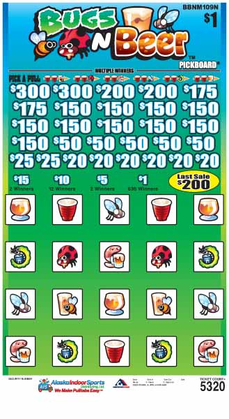 Bugs N Beers PK 3W $1 18@$150 (2@$300) $1B 20% 5320 LS