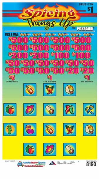 Spicing Things Up PK 3W $1 8@$500 $1B 24% 8190