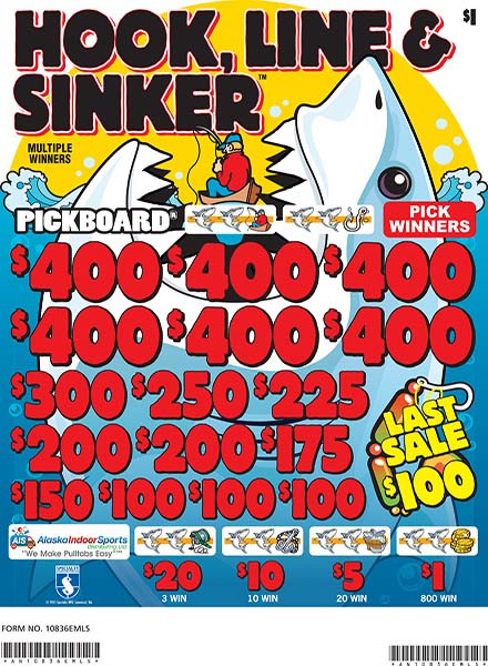 Hook Line and Sinker Embedded PK 3W $1 6@$400 $1B 23% 7000 LS