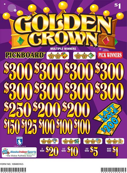 Golden Crown Embedded PK 3W $1 8@$300 $1B 21% 6200 LS
