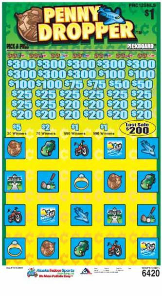 Penny Dropper PK 5W $1 8@$300 $1B 21% 6420 LS