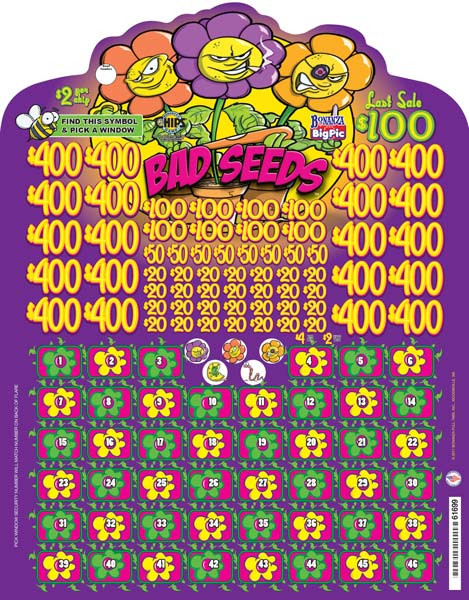 Bad Seeds Big Pic Chip $2 20@$400 $2B 25% 9944 LS
