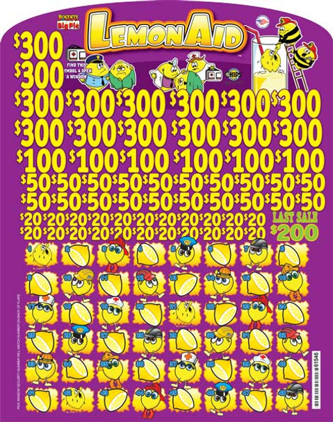 Lemon Aid Big Pic Chip $1 14@$300 $1B 19% 9944 LS
