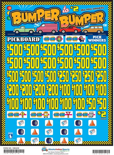Bumper to Bumper Big PK 3W $2 16@$500 $2B 23% 7920 Bumper to Bumper Big PK 3W $2 16@$500 $2B 23% 7920