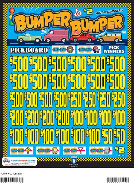 Bumper to Bumper Big PK 3W $2 16@$500 $2B 23% 7920 Bumper to Bumper Big PK 3W $2 16@$500 $2B 23% 7920