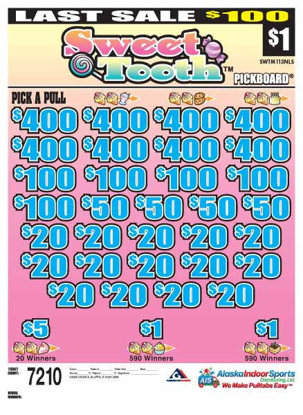 Sweet Tooth PK 3W $1 8@$400 $1B 22% 7210 LS