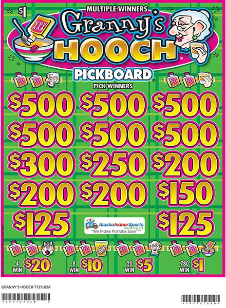 Granny's Hooch Embedded PK 3W $1 6@$500 $1B 20% 7000