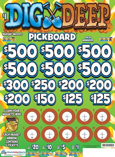 Dig Deep Embedded PK 3W $1 6@$500 $1B 20% 7000