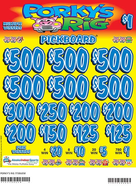 Porky's Rig Embedded PK 3W $1 6@$500 $1B 20% 7000