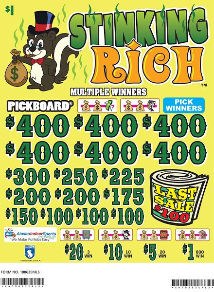 Stinking Rich Embedded PK 3W $1 6@$400 $1B 23% 7000 LS
