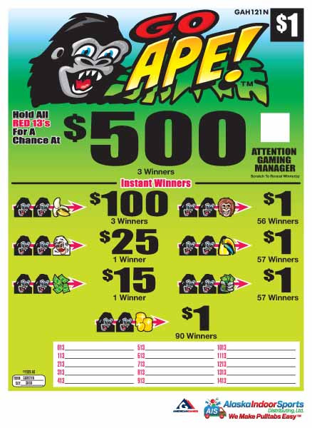 Go Ape Seal 5W $1 3@$500 $1B 30% 3000