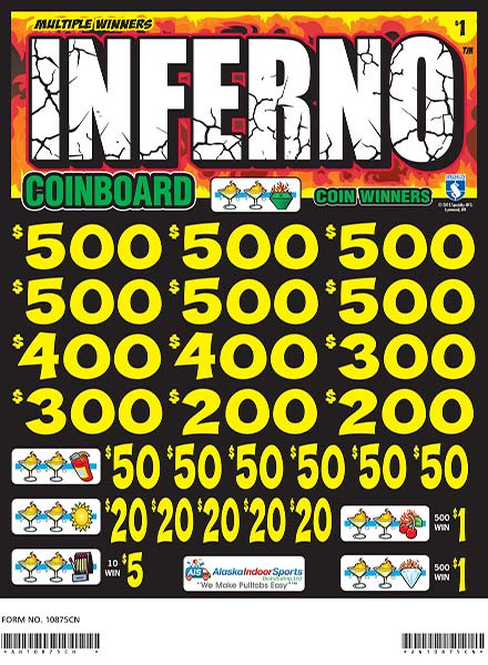 Inferno Coinboard 3W $1 6@$500 $1B 24% 8280