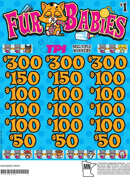 Fur Babies Joe 3W $1 3@$300 $50B 26% 3136