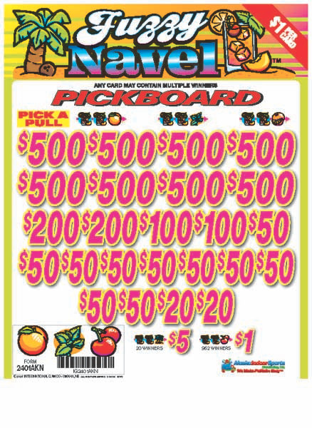 Fuzzy Navel PK 3W $1 8@$500 $1B 25% 8232