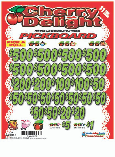 Cherry Delight PK 3W $1 8@$500 $1B 25% 8232