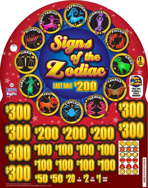 Signs of the Zodiac Big Pic 3W $1 6@$300 $1B 30% 6560 LS