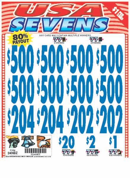 USA Sevens 3W $1 8@$500 $1B 19% 8036