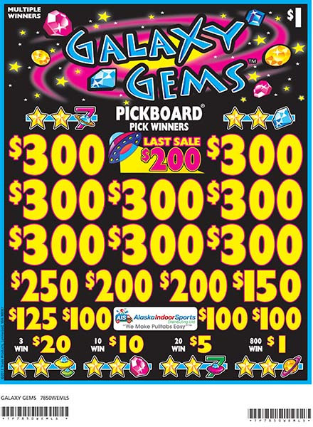 Galaxy Gems Embedded PK 3W $1 8@$300 $1B 21% 6200 LS