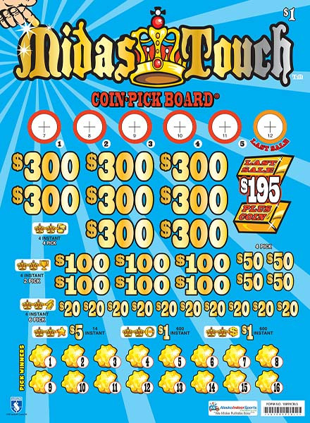 Midas Touch Coin-Pick Board 3W $1 8@$300 $1B 25% 6480 LS