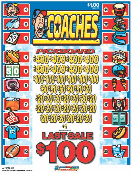 Coaches PK 3W $1 8@$400 $1B 20% 7252 LS