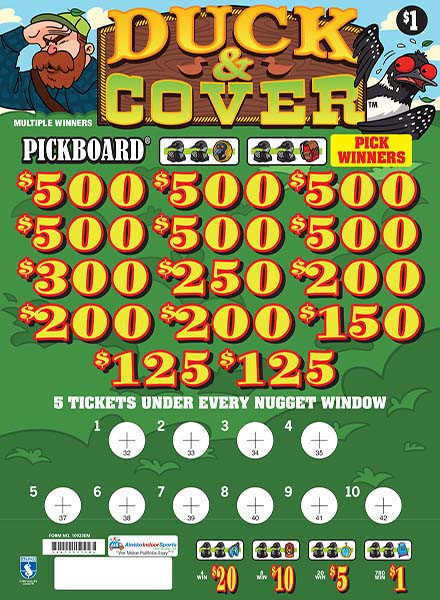 Duck and Cover Embedded PK 3W $1 6@$500 $1B 20% 7000