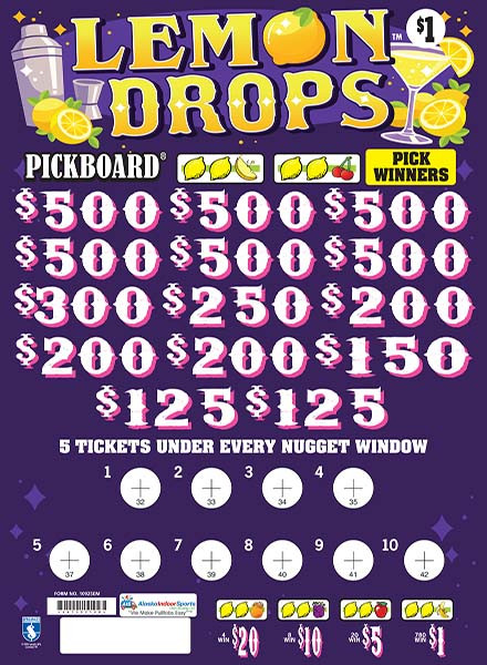 Lemon Drops Embedded PK 3W $1 6@$500 $1B 20% 7000