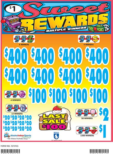 Sweet Rewards 3W $1 8@$400 $1B 18% 6400 LS