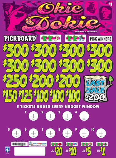 Okie Dokie Embedded PK 3W $1 8@$300 $1B 21% 6200 LS