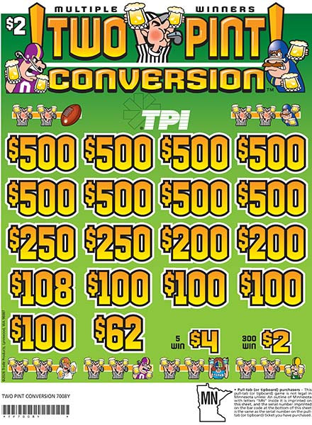 Two Pint Conversion 3W $2 8@$500 $2B 24% 3960
