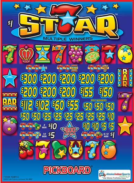 7 Star PK 3W $1 8@$200 (1@$300) $1B 19% 4480 LS