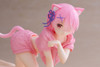 PREORDINE+ CHIUSO 03/2024 Re:Zero Precious PVC Statue Desktop Cute Figure Ram Cat Roomwear Ver. 13 cm