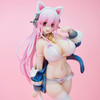 PREORDINE+ JAPAN IMPORT 10/2024 Super Sonico PVC Statue Super Sonico White Cat Ver. 27 cm