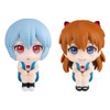 PREORDINE+ CHIUSO 09/2024 Evangelion: 3.0+1.0 Thrice Upon a Time Look Up PVC Statue Rei Ayanami & Shikinami Asuka Langley 11 cm (with gift) (H)