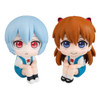 PREORDINE+ CHIUSO 09/2024 Evangelion: 3.0+1.0 Thrice Upon a Time Look Up PVC Statue Rei Ayanami & Shikinami Asuka Langley 11 cm (with gift) (H)