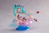 PREORDINE+ 09/2024 Hatsune Miku PVC Statue Aqua Float Girls Figure Hatsune Miku Reissue 18 cm