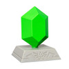 IN STOCK Legend of Zelda 3D Light Green Rupee 10 cm