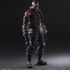 (Scatola Danneggiata) Final Fantasy VII Remake Play Arts Kai Action Figure No. 2 Barret Wallace