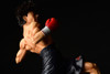 SU ORDINAZIONE Hajime no Ippo PVC Statue 1/6 Takeshi Sendou Finish Blow Ver. Damage 29 cm