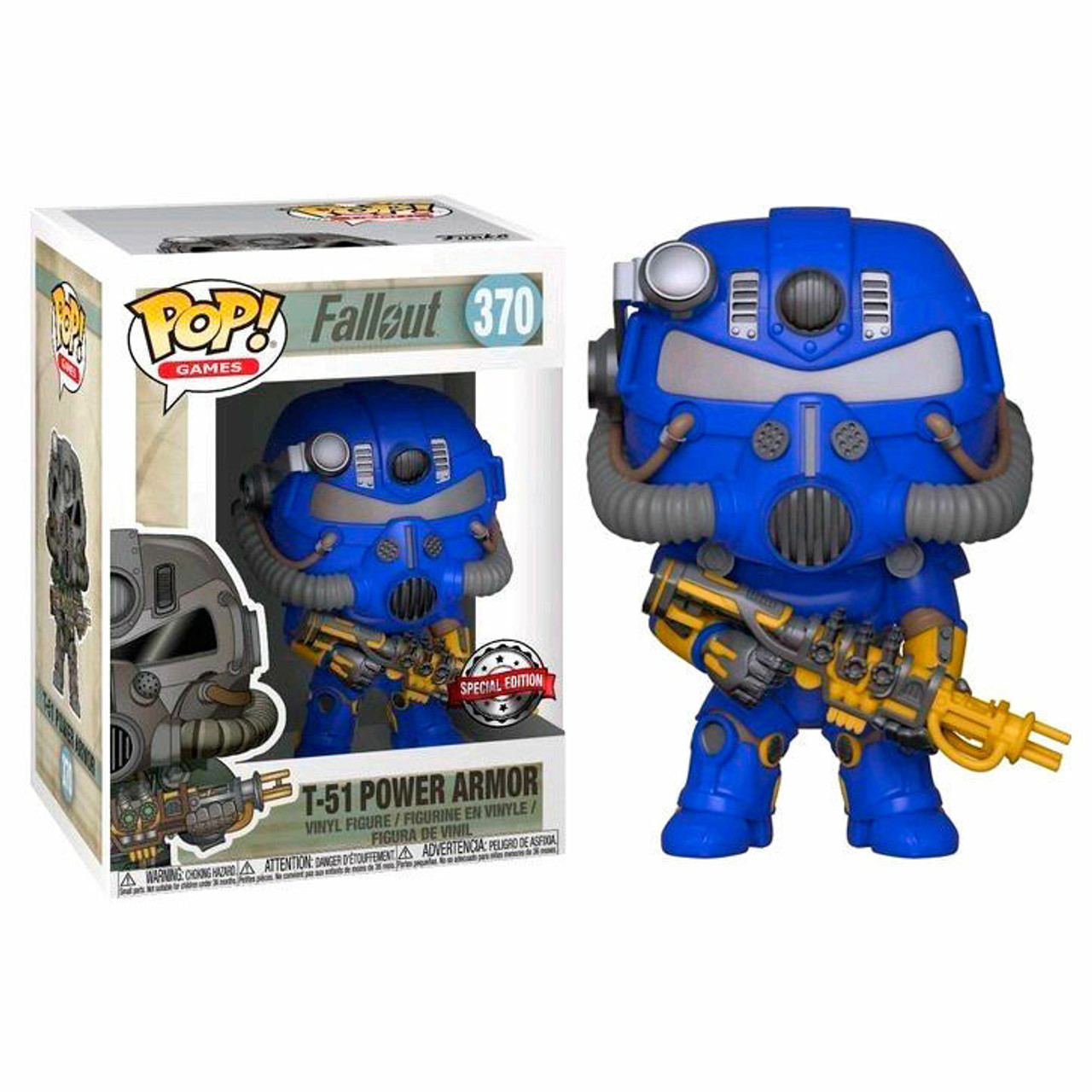 Pop Figure Fallout Power Armor Vault Tec Exclusive Fallout