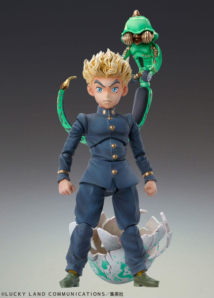 PREORDINE+ 05/2024 JoJo's Bizarre Adventure Part 4: Diamond is unbreakable Action Figure Statue Chozokado Koichi Hirose & Ec (Act 1) (re-run) 9 cm