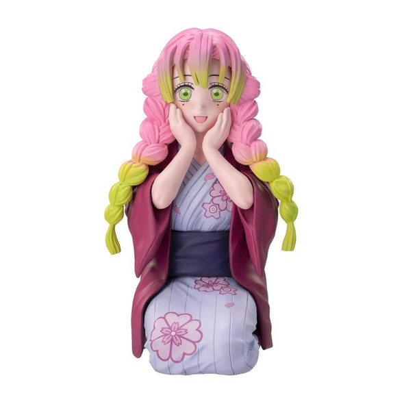 PREORDINE ESAURITO Demon Slayer: Kimetsu no Yaiba PM Perching PVC Statue Mitsuri Kanroji Swordsmith Village Arc 10 cm