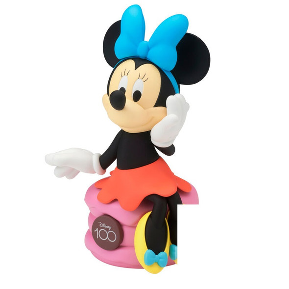 PREORDINE ESAURITO Figure Minnie Mouse Sofubi 100th Anniversary Disney Characters 11cm