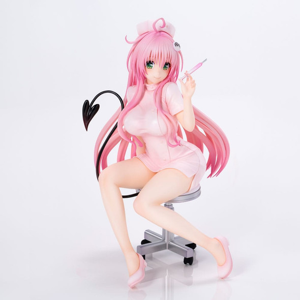 PREORDINE+ 08/2024 To Love-Ru Darkness Statue PVC Lara Satalin Deviluke Nurse Cos 26 cm