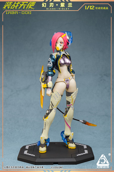 PREORDINE ESAURITO Armored Battle Angels Series ABA-001 Blade Violet 1/12 Posable Figure