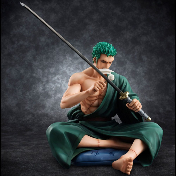 PREORDINE+ CHIUSO 07/2024 One Piece P.O.P S.O.C PVC Statue 1/8 Roronoa Zoro 13 cm