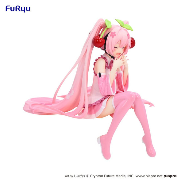 PREORDINE+ CHIUSO 06/2024 Hatsune Miku Noodle Stopper PVC Statue Sakura Miku 2023 Smile Ver. 12 cm (H)