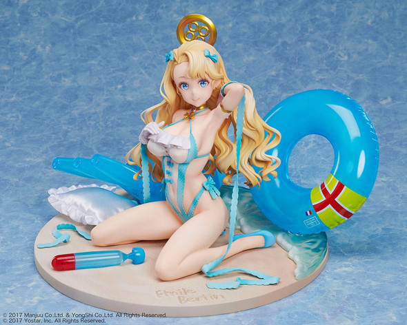 PREORDINE+ CHIUSO 01/2025 Azur Lane PVC Statue 1/4 Emile Bertin swimsuit costume Côte d'Azur 21 cm