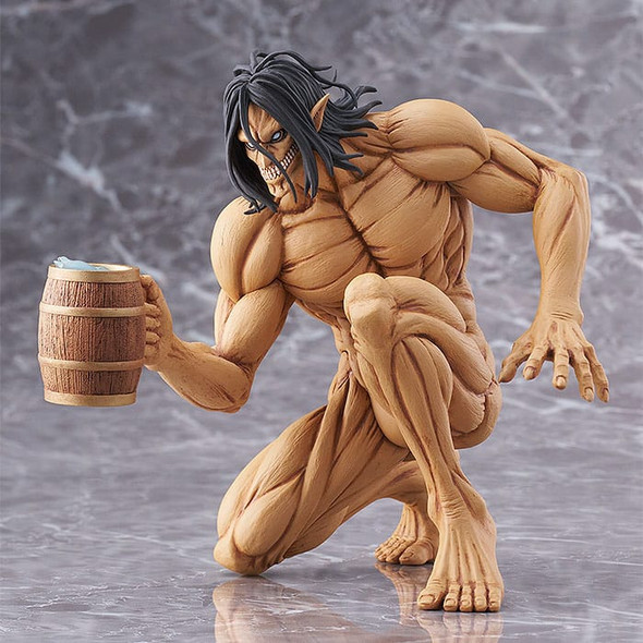 PREORDINE+ 08/2024 Attack on Titan Pop Up Parade PVC Statue Eren Yeager: Attack Titan Worldwide After Party Ver. 15 cm