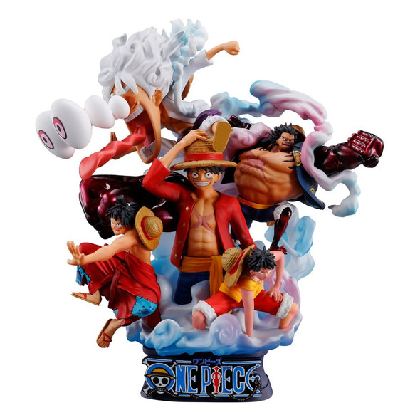 PREORDINE ESAURITO  One Piece Petitrama DX PVC Mini Statue Logbox Re Birth Luffy Special Vol. 02 15 cm