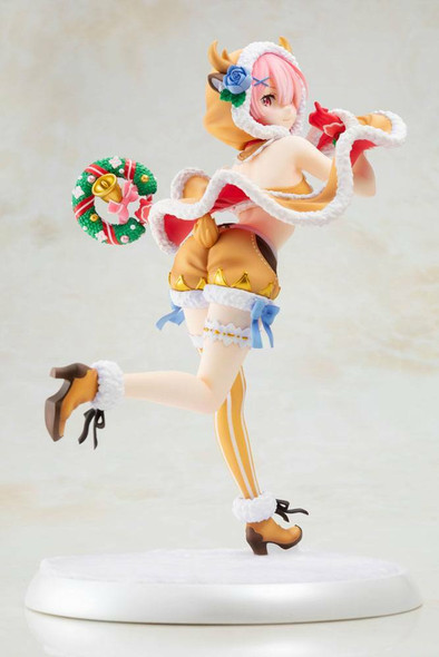 BACKORDER PREMIUM Re:ZERO -Starting Life in Another World- PVC Statue 1/7 Ram Christmas Maid Ver. 23 cm